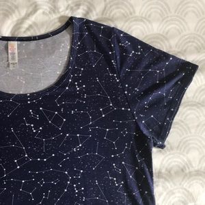 HTF Unicorn! Lularoe Constellation Classic T